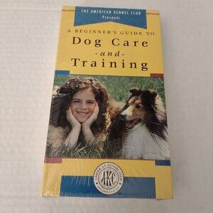 A Beginners Guide To Dog Care & Training By American Kennel Club New Sealed-VHS